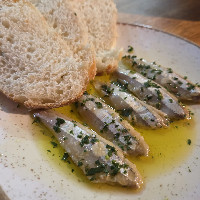 Boquerones brasileños (Manjubinha curada)