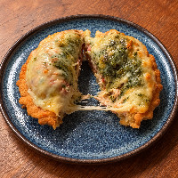 Quichipa de frango e pesto de manjericão