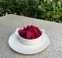 Picles de couve flor e beterraba