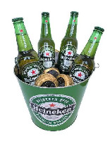 Balde c/ 4 unid - Heineken 600 ml
