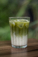 Matcha latte gelado