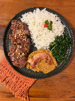 ENTRADA+CHORIZO COM TUTU DE FEIJÃO+SOBREMESA+CAFÉ OU CHÁ INCLUSO