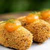 Croqueta de Porco com Geleia de Abacaxi