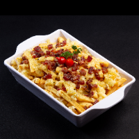 Fritas com Queijo e Bacon (500g)