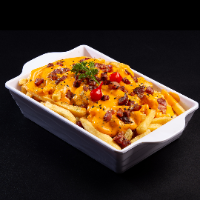 Fritas com Cheddar e Bacon (500g)