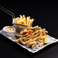 Isca de Tilápia à Dorê com Fritas (400g)