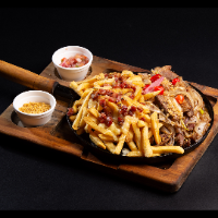 Contra Filé com Fritas  (400g)