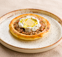Carne com coalhada seca
