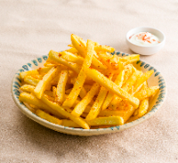 Batata frita com zaatar
