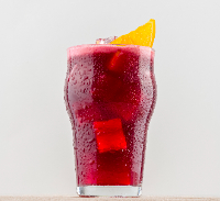 Chá de hibisco gelado