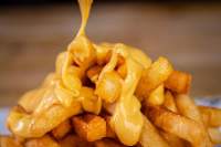 Batata Frita Palito Fast Food + Queijo Cheddar 🧀🍟