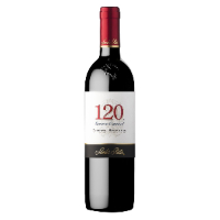 Vinho 120 (Tinto) Cabernet Sauvignon - 2022 - Santa Rita - Chile