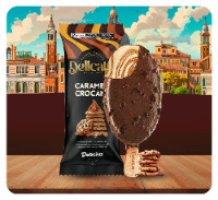 Picolé CARAMELO CROCANTE