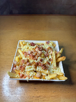 Fritas Queijo e Bacon