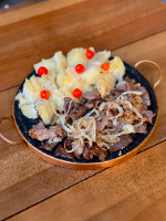 Carne de Sol com Mandioca na Manteiga