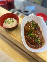 Peixe Empanado com Molho Agridoce e Arroz