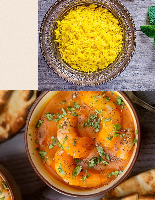 Camarão Masala (Camarão GG) Acompanha Arroz De açafrão