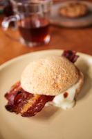 Pão de queijo com bacon