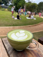 Matcha Latte quente 🌱