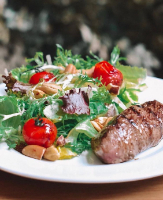 Steak com Salada