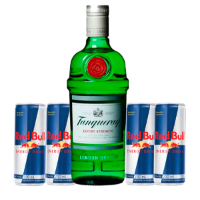 Combo Tanqueray e 4 Red Bull