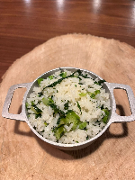 Arroz com brócolis