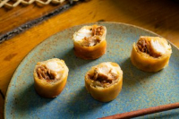 Harumaki hot eryngui c/ palmito ( 4 unidades )