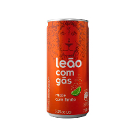 Chá Matte Leão gaseificado com limão
