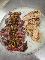 Entraña Angus na brasa