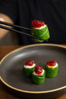 Couve com geleia de pimentão vermelho (2 unidades)