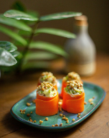 Cenoura c/ alho-poró e castanha-de-caju (2 unidades)