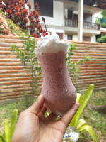 Frappé de frutas vermelhas