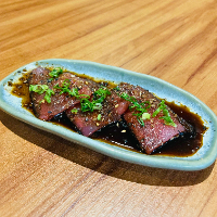 Carpaccio de Atum - porção com 3 lâminas