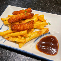 Chicken and chips - porção