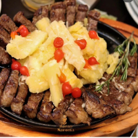 PICANHA COM MANDIOCA NA MANTEIGA 400G.