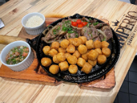 CONTRA FILÉ COM MANDIOCA FRITA 400G