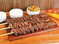 Coraçaozinho de frango na brasa