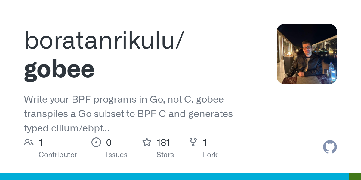 GoBee ile Go Diliyle BPF Programları Yazın, C'ye Son!