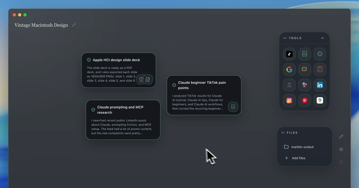 MarbleOS: Yapay Zeka Ajanlarınızı Tek Yerde Yönetin