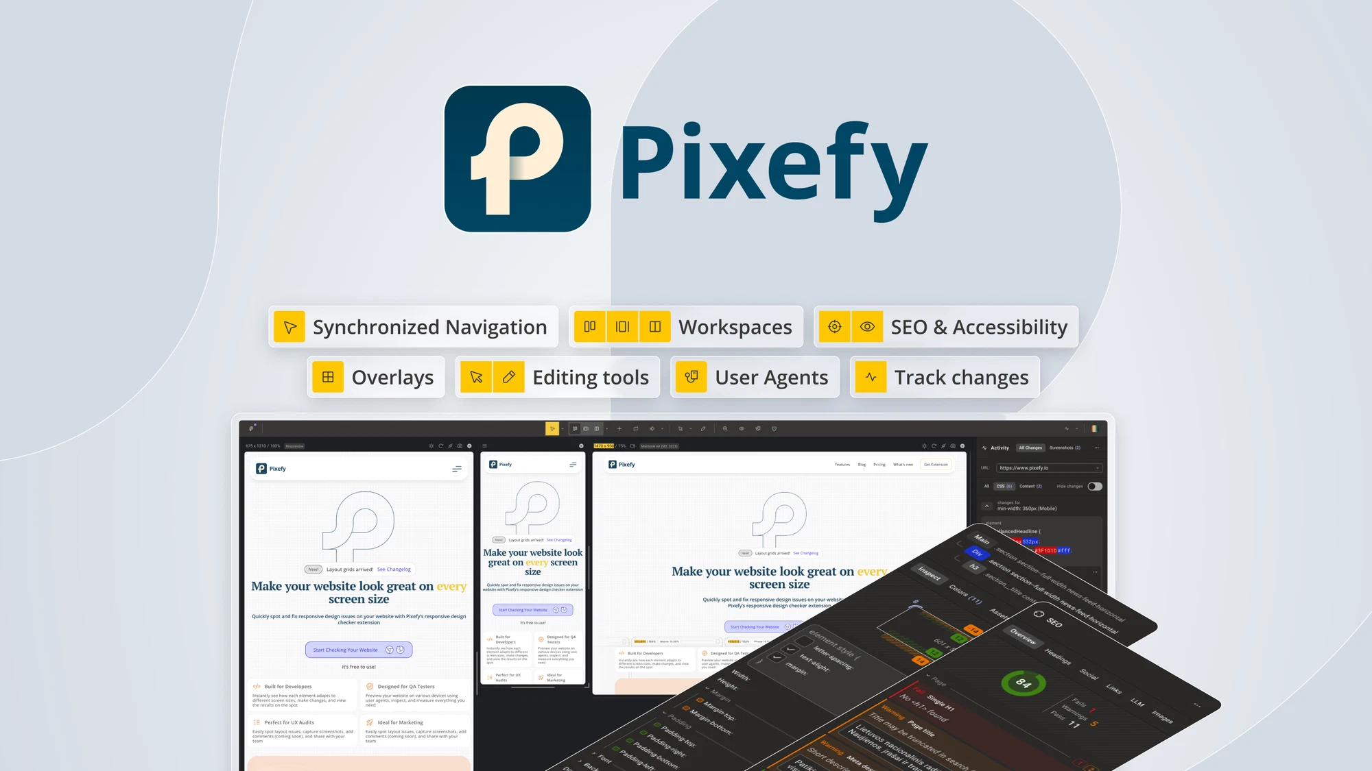 Pixefy: Web Tasarım Hatalarını Tek Sekmede Çöz!
