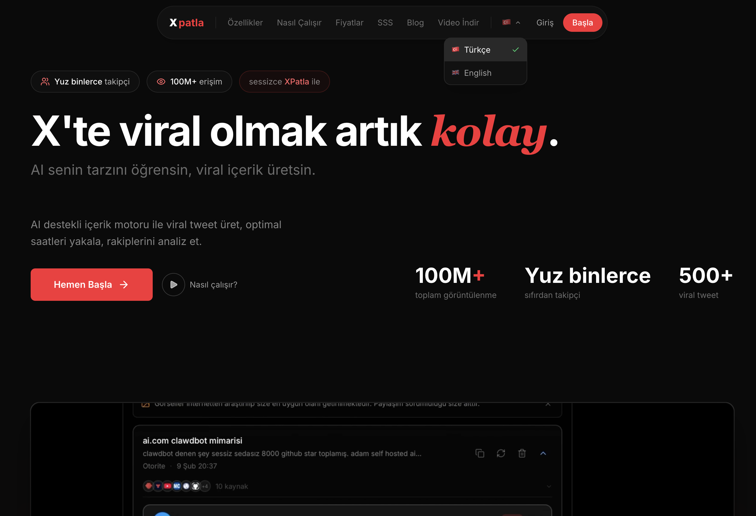 XPatla: X'te Viral Olmanın Yeni Yolu (Artık Şans Değil!)