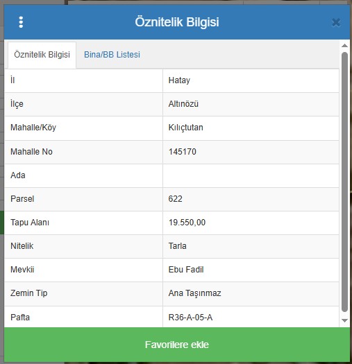 ALTINÖZÜ/KILIÇTUTANDA MÜSTAKİL EVİ OLAN 19.5 DÖNÜM TARLA