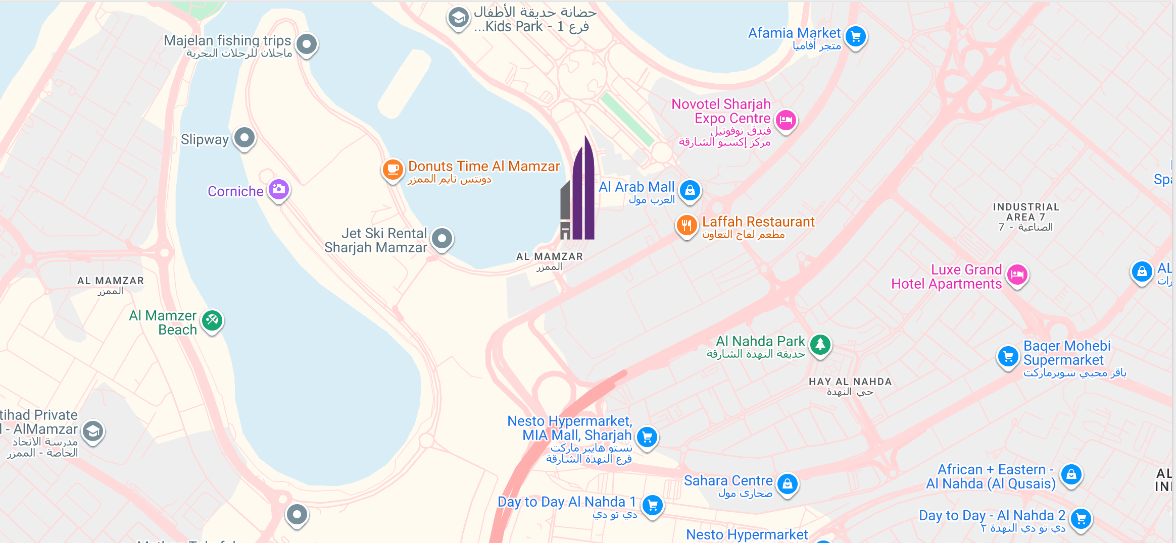 Al Faisal Tower Location Map