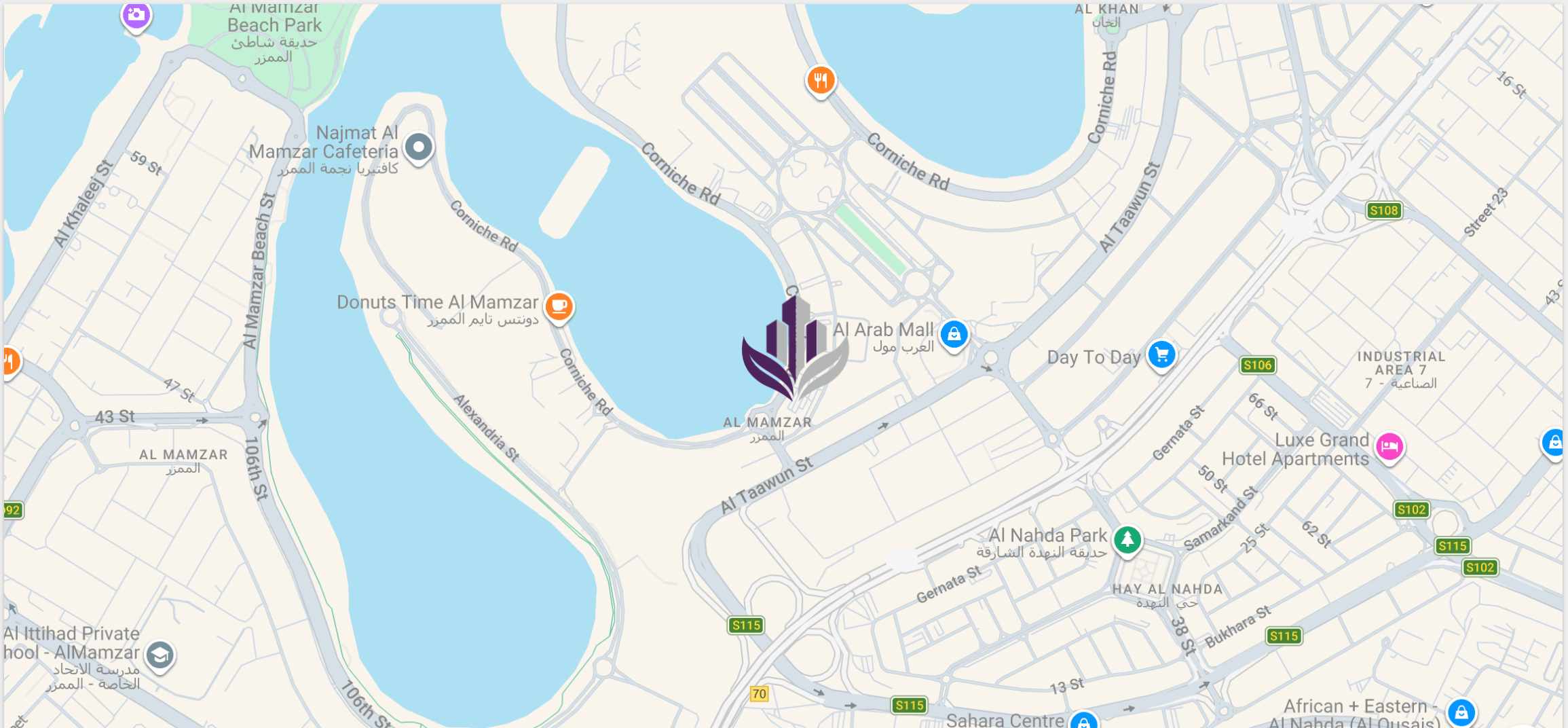Al Faisal Tower Location Map