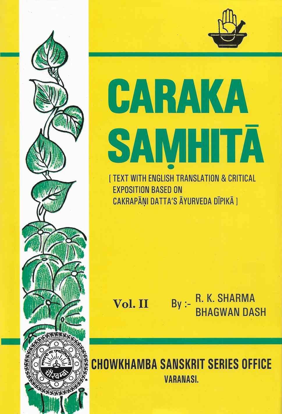 Caraka Samhita Vol.Ii