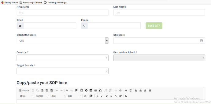 Increase your chances of approval with our SOP reviewer tool