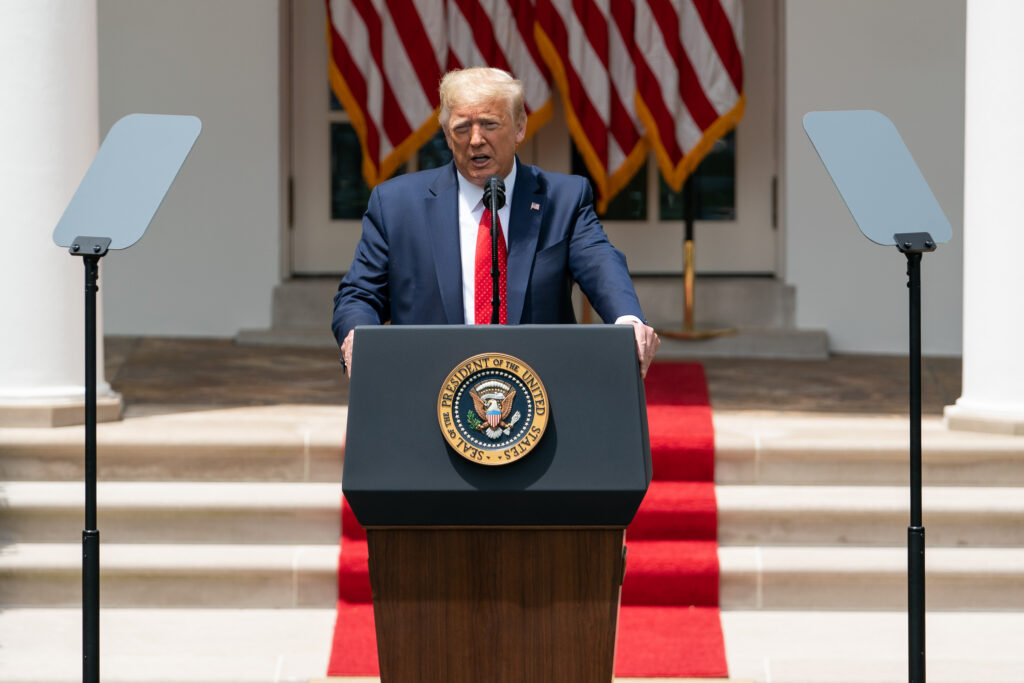 President Trump signs executive order temporarily suspending work visas