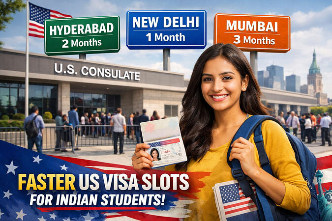 US Visa Interviews: Indian Students Can Get Faster Slots in These Cities (Jan 2026 Update)