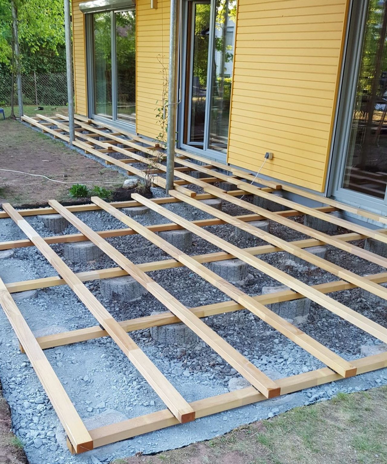 Terrassen Unterkonstruktion