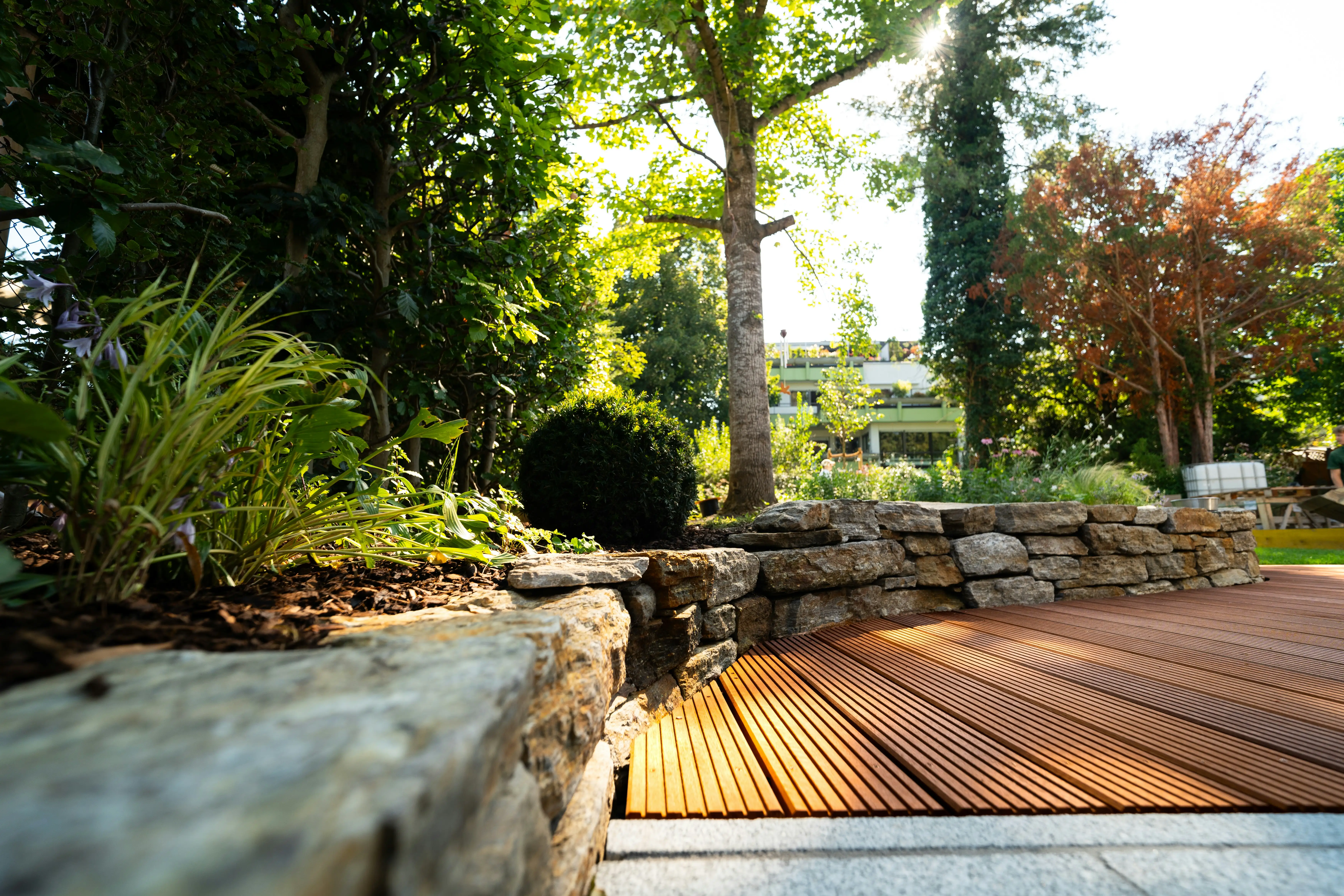 Holz terrasse